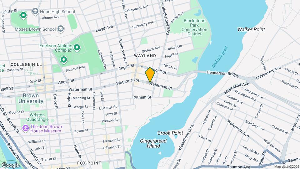 255 Waterman St Map and Location Details