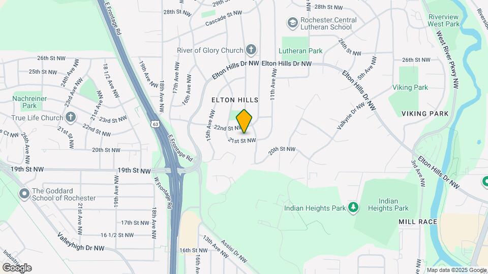 1323 21st St NW Map and Location Details