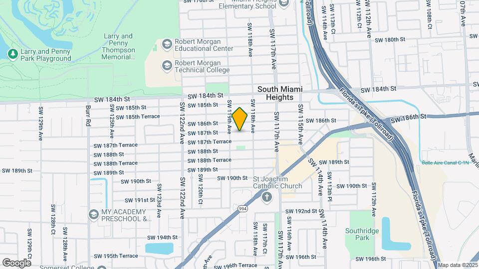 11850 SW 187th St Map and Location Details