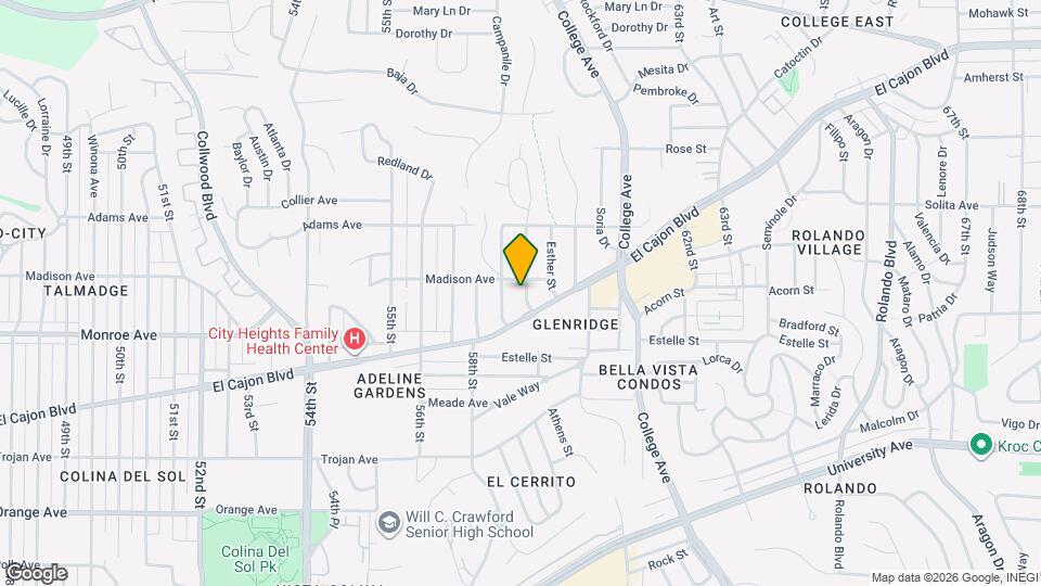 4534 59th St Map and Location Details