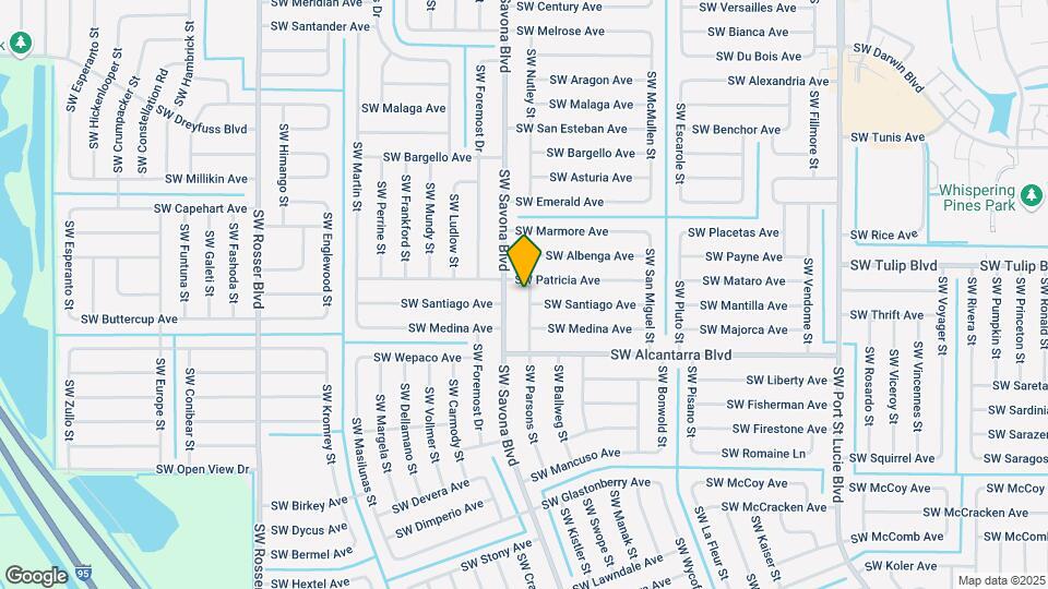 3442 SW Parsons St Map and Location Details
