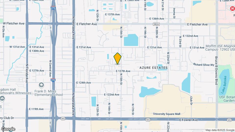 12704 N 15th St Map and Location Details