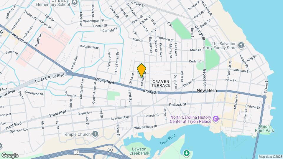 605 1st Ave Map and Location Details