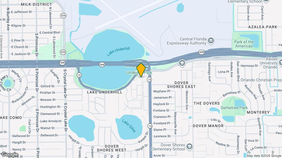 4388 Lake Underhill Rd Map and Location Details