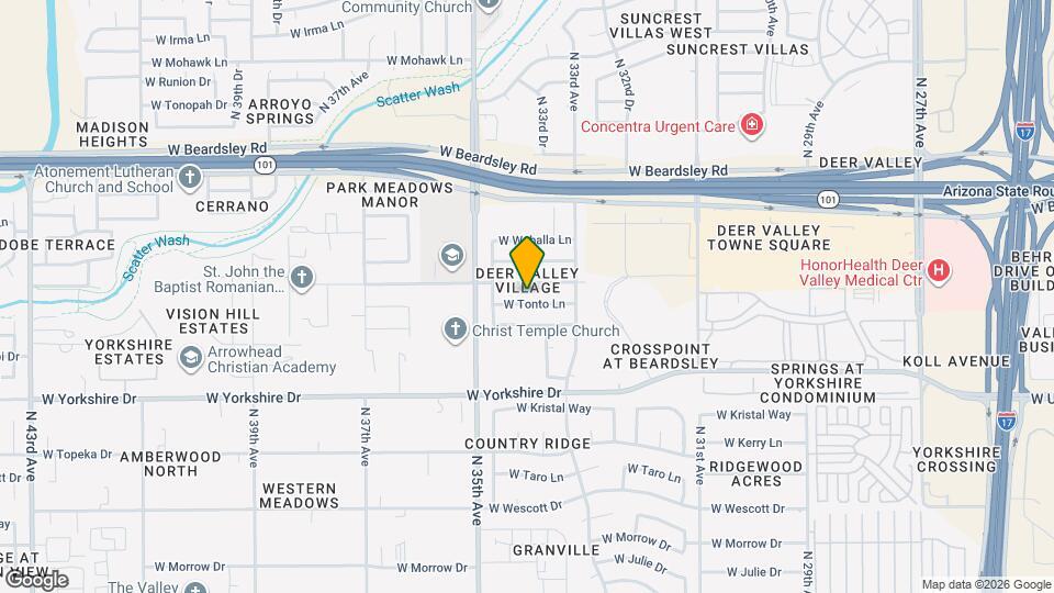 3338 W Tonto Ln Map and Location Details