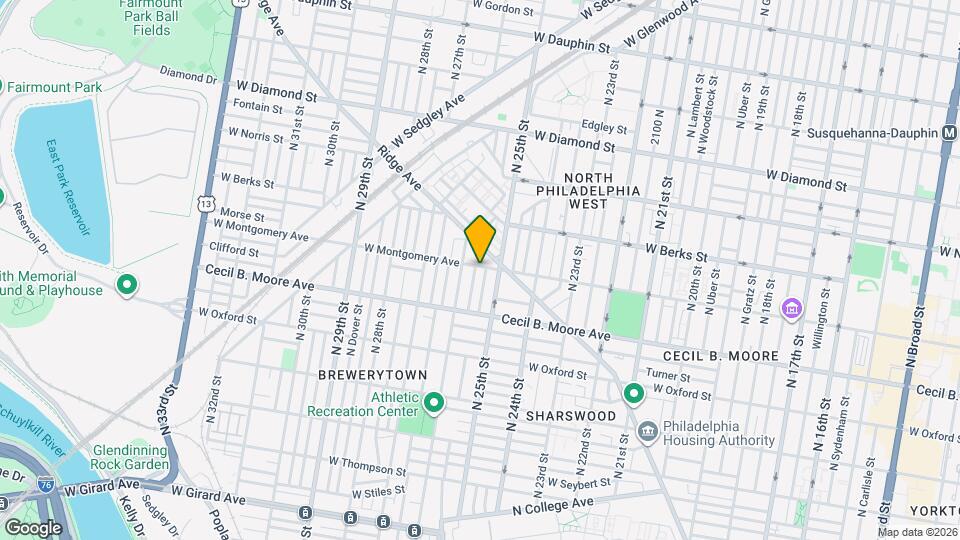 2522 W Montgomery Ave Map and Location Details