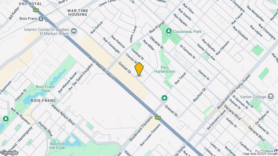 1615 Grenet St Map and Location Details