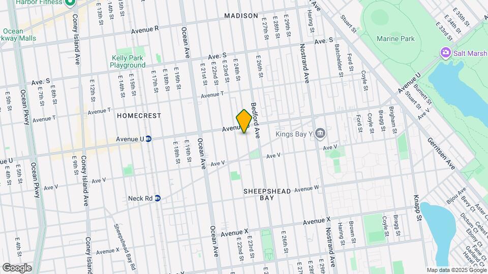 2126 E 24th St, Unit 1 Map and Location Details