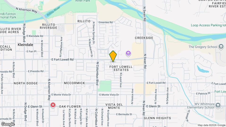 3156 N Vista Del Forte Dr Map and Location Details