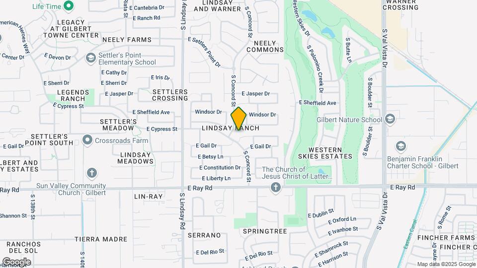 1028 E Orchid Ln Map and Location Details