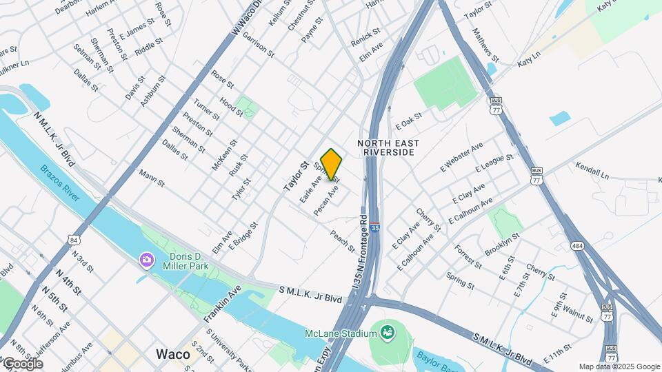 820 Pecan Ave Map and Location Details