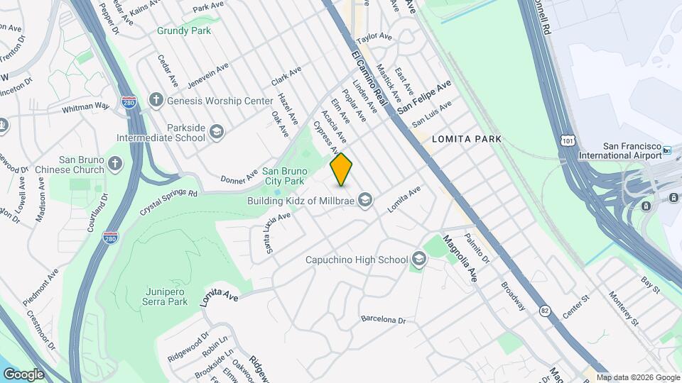 135 Anza Way Map and Location Details