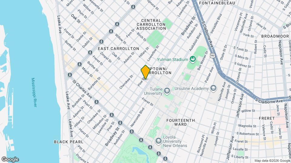 7212 Oak St Map and Location Details