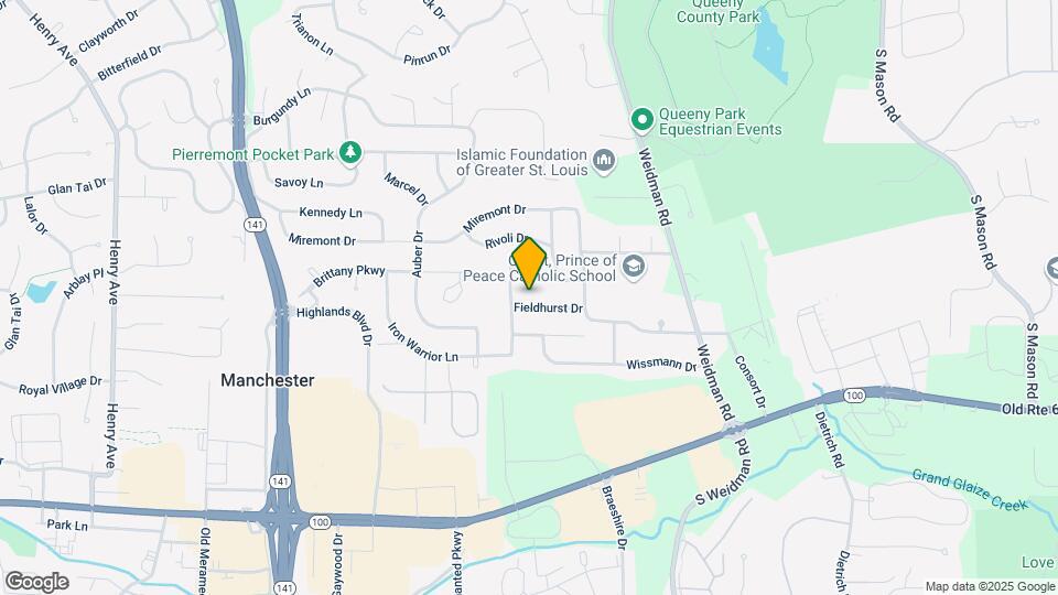 1201 Fieldhurst Dr Map and Location Details