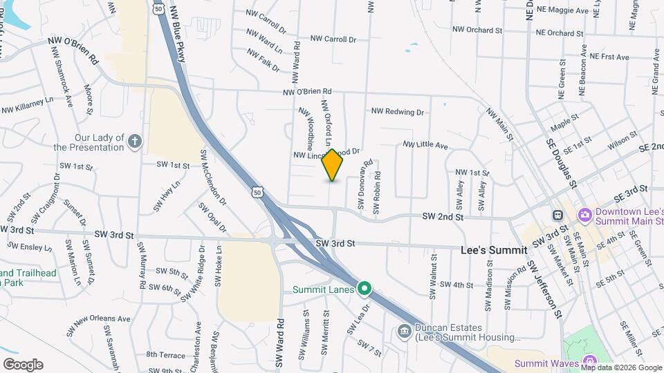 129 SW Oxford Pl Map and Location Details