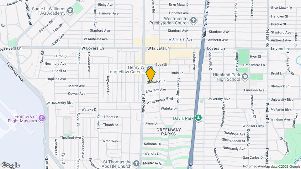 5322 Glenwick Ln Map and Location Details