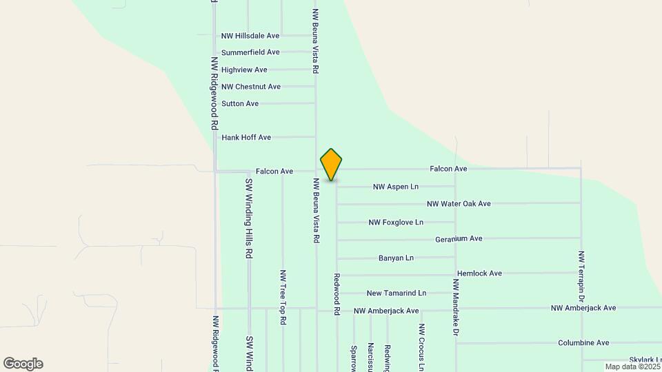 1280 Redwood Rd Mapa y Detalles de la Ubicación