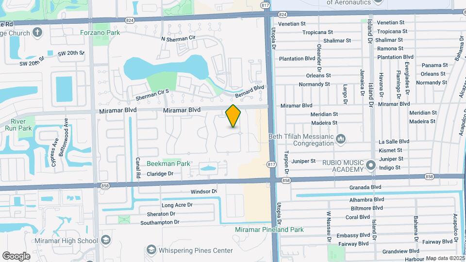 8227 SW 27th St Map and Location Details