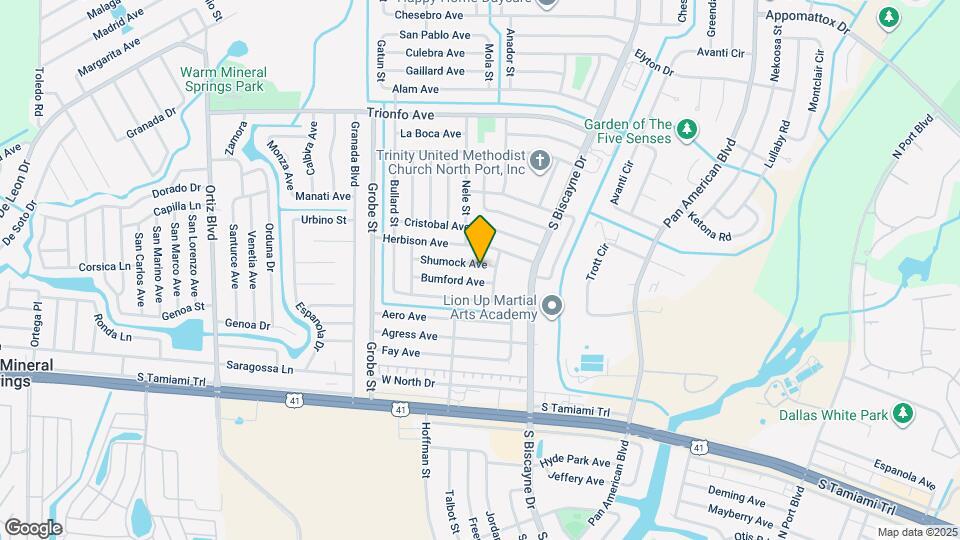 8265 Shumock Ave Map and Location Details