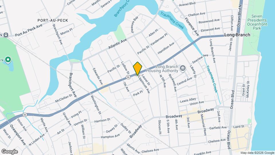 136 Lippincott Ave Map and Location Details