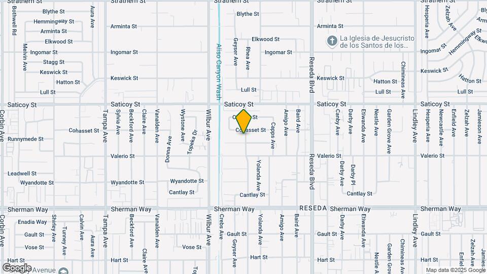 7445 Rhea Ave Map and Location Details
