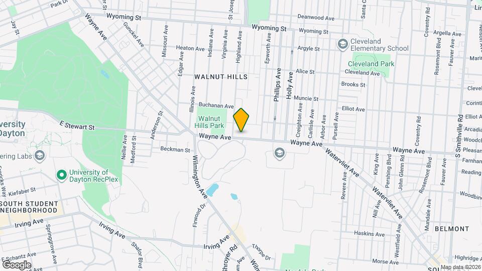 2416 Wayne Ave Map and Location Details