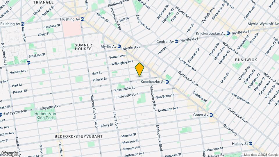 1067 DeKalb Ave Map and Location Details