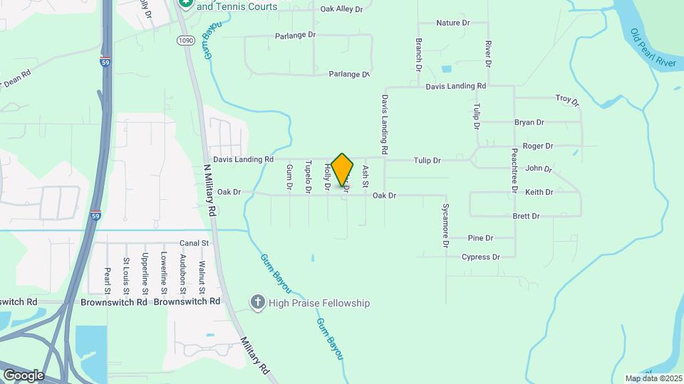 4291 Poplar Dr Map and Location Details