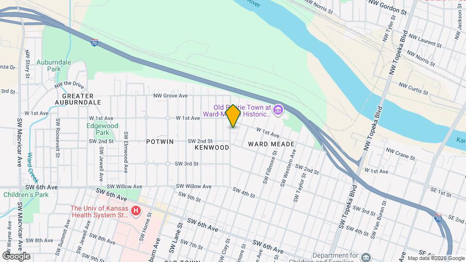 1220 SW Harvey Pl Map and Location Details