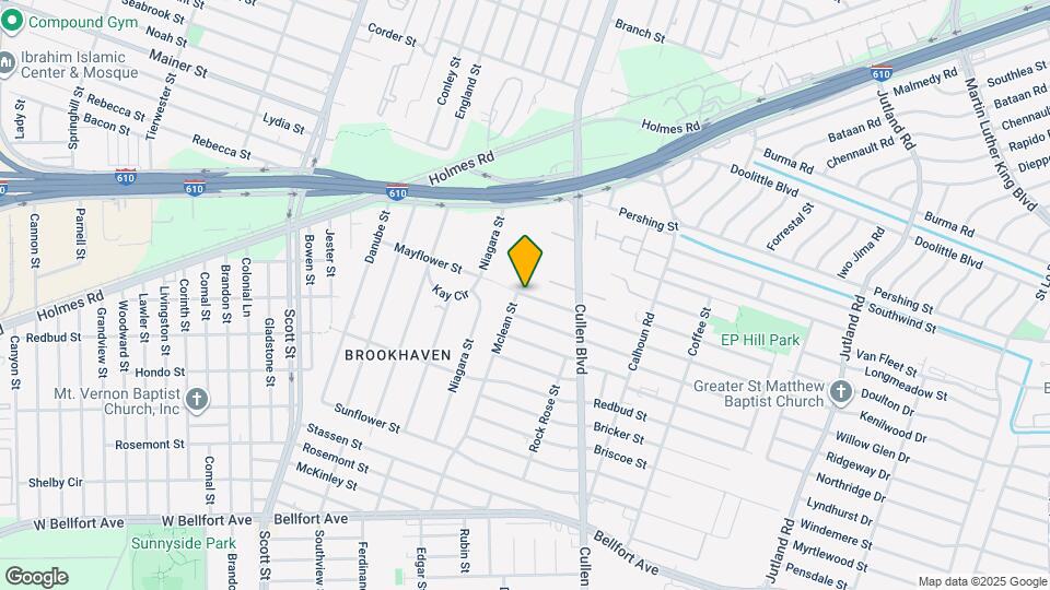 4506 Mayflower St Map and Location Details