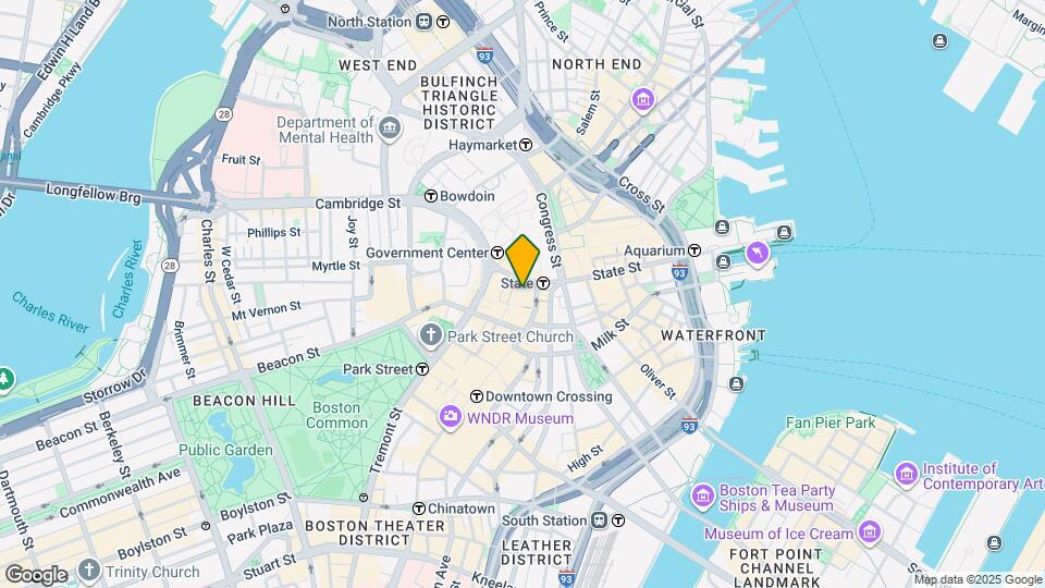201 Washington St, Unit 1 Map and Location Details