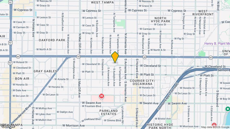 2601 W Cleveland St Map and Location Details