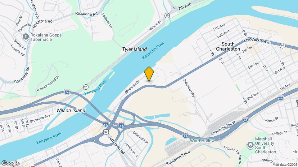 93 MacCorkle Ave SW, Unit C Mapa y Detalles de la Ubicación