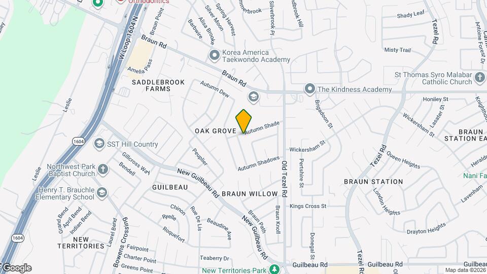 9574 Autumn Shade Map and Location Details