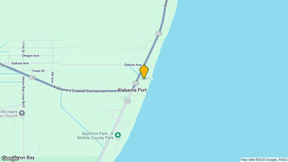 15661 Dauphin Island Pkwy Mapa y Detalles de la Ubicación