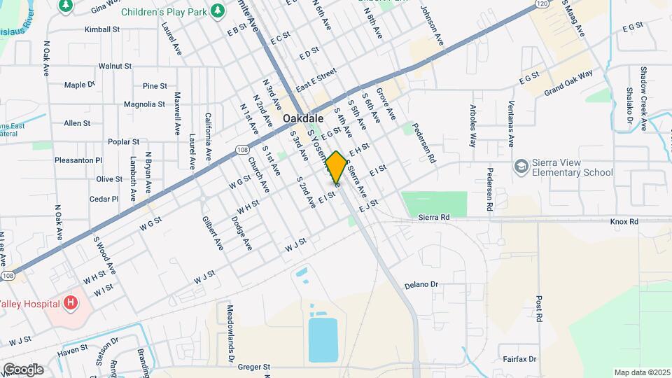 360 S Yosemite Ave Map and Location Details