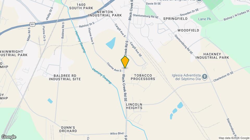 1929 Black Creek Rd SE Map and Location Details