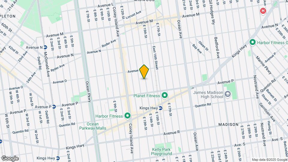 1552 E 14th St Mapa y Detalles de la Ubicación