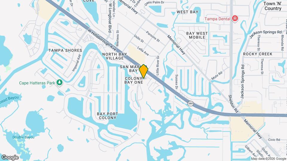 6127 Bayside Key Dr Map and Location Details