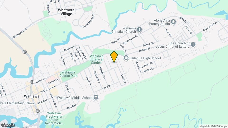 444 Iliwai Dr Map and Location Details