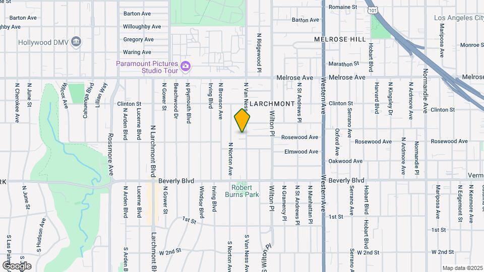 427-437 N Van Ness Ave Map and Location Details