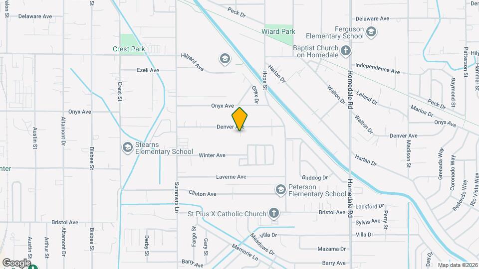 4614 Denver Ave Map and Location Details