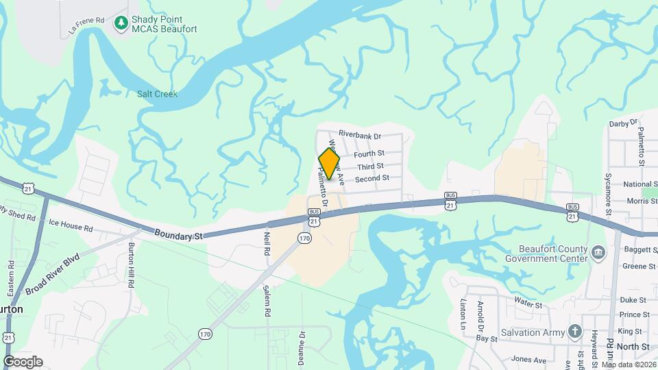 1505 Palmetto Dr Map and Location Details