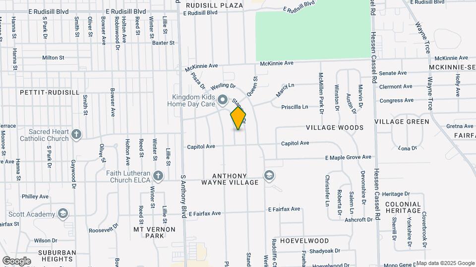4507 S Colonial Ave Map and Location Details