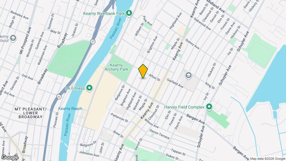 250 Highland Ave, Unit apt 1a Map and Location Details