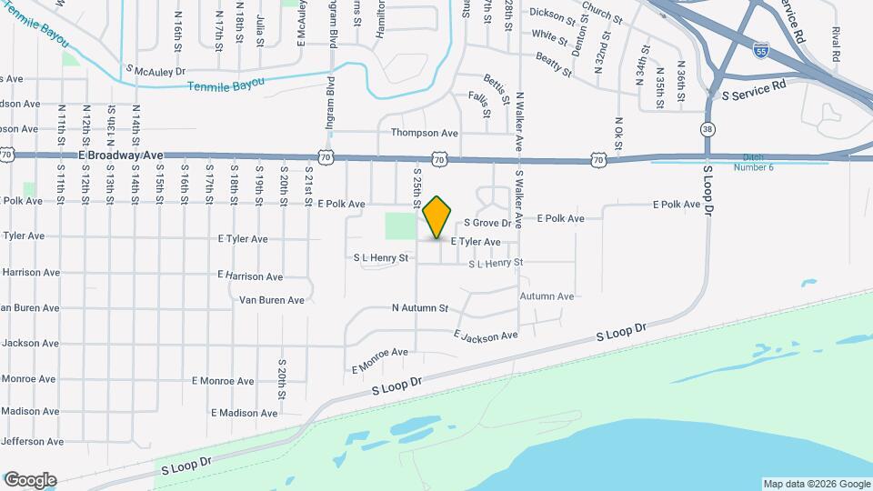 307 Westree St Map and Location Details