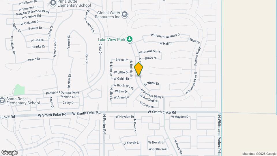 21742 N Bradford Dr Mapa y Detalles de la Ubicación