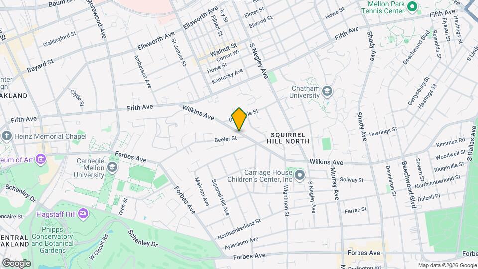 5452 Wilkins Ave Map and Location Details