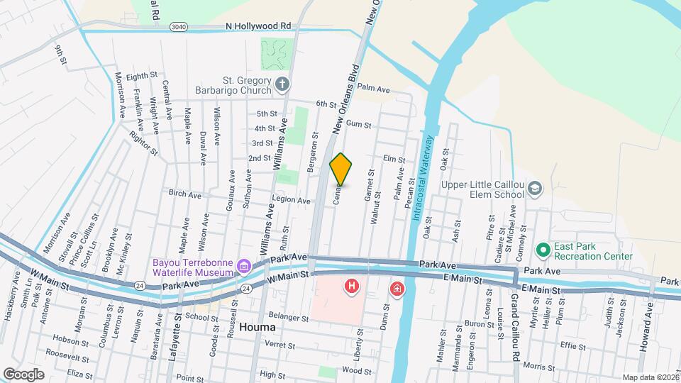 222 Cenac St Map and Location Details