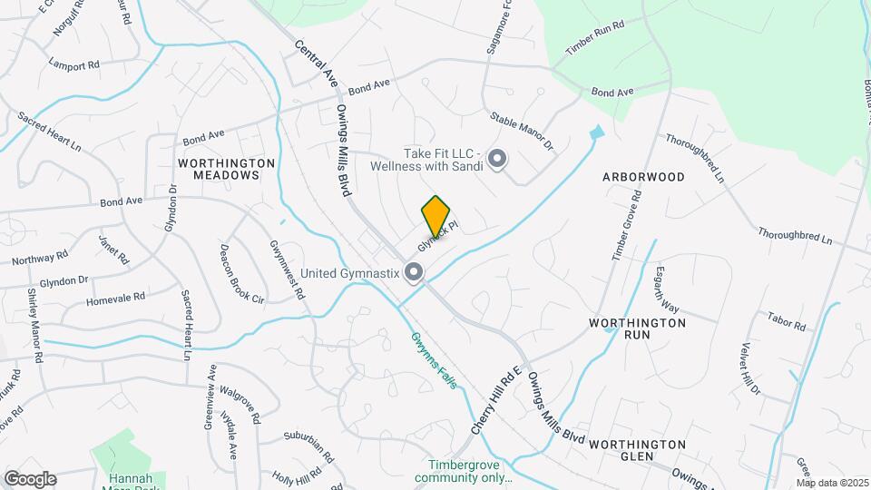 639 Glynock Pl Map and Location Details